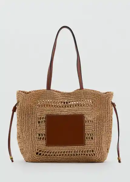 Bolso G Sifnos Cuero Talla 99 Mujer Mango