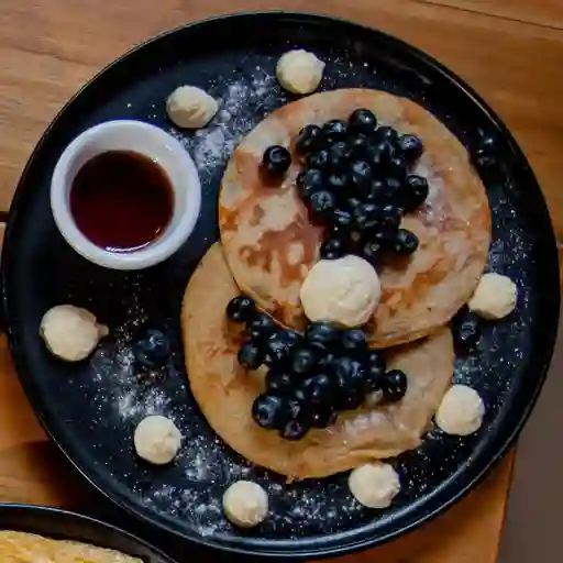 Pancakes de blue berry