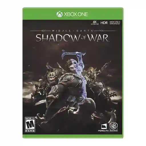 Videojuego Middle Earth Shadow of War Xbox One