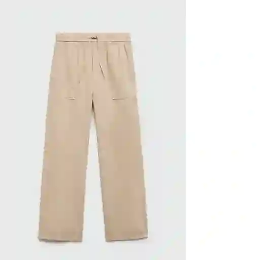 Pantalón Suki Arena Talla M Mujer Mango