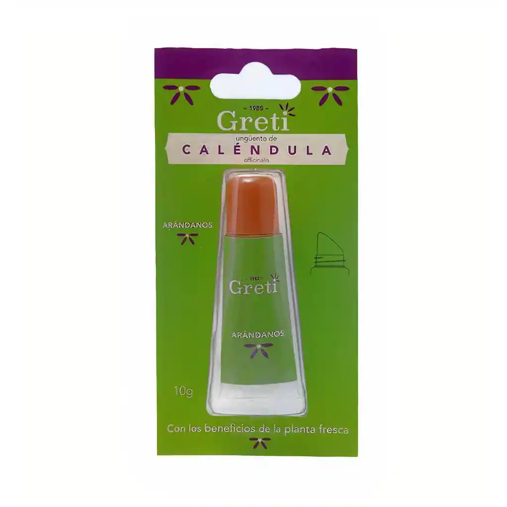 Greti Protector Labial de Caléndula Arándanos 10 g