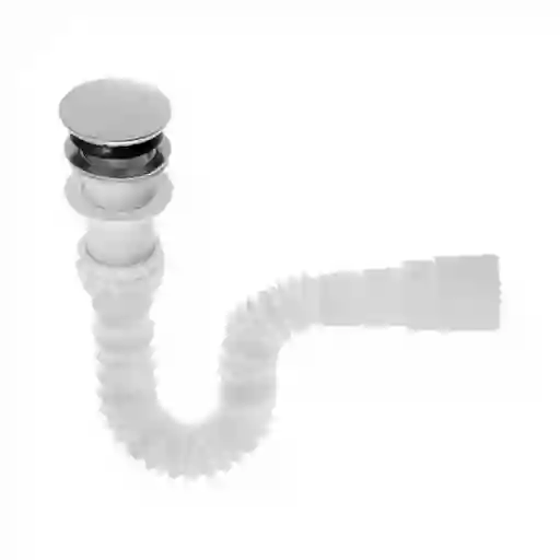Boccherini Sifón Flexible Con Canastilla Lavamanos