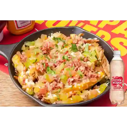Combo Baconator Fries + Acqua Manzana 400 ml