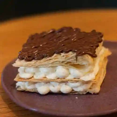 Milhoja con Nutella