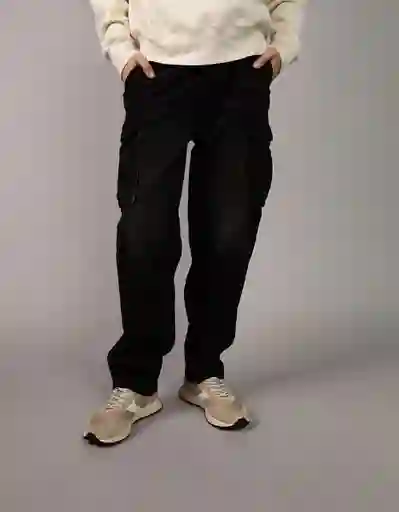 Jean Hombre Negro Talla 34 x 30 7105001 American Eagle