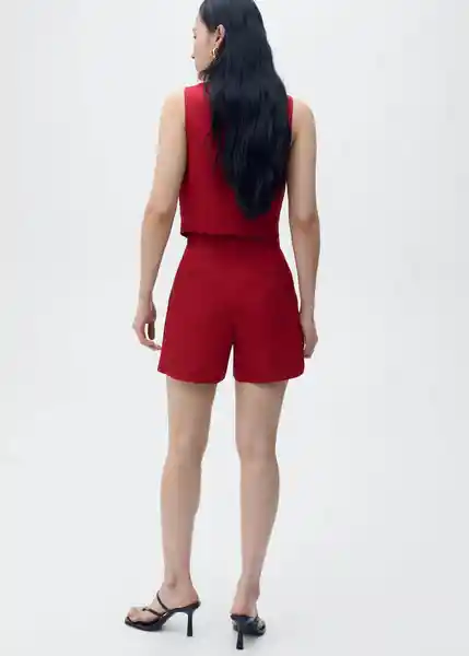 Bermuda Max Granate Talla 38 Mujer Mango