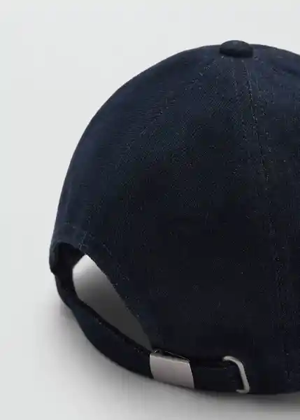 Gorra Minimal Tejano Oscuro Mujer Mango