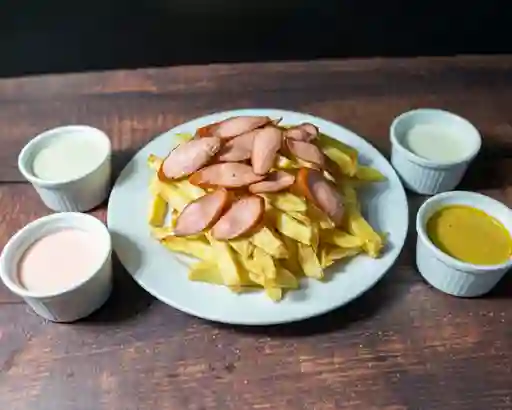 Salchipapas Sencilla
