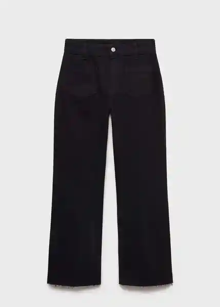 Jean Alex Tejano Negro Talla 44 Mujer Mango