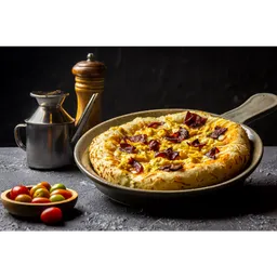 Pizza Pollo Tocineta Mitad