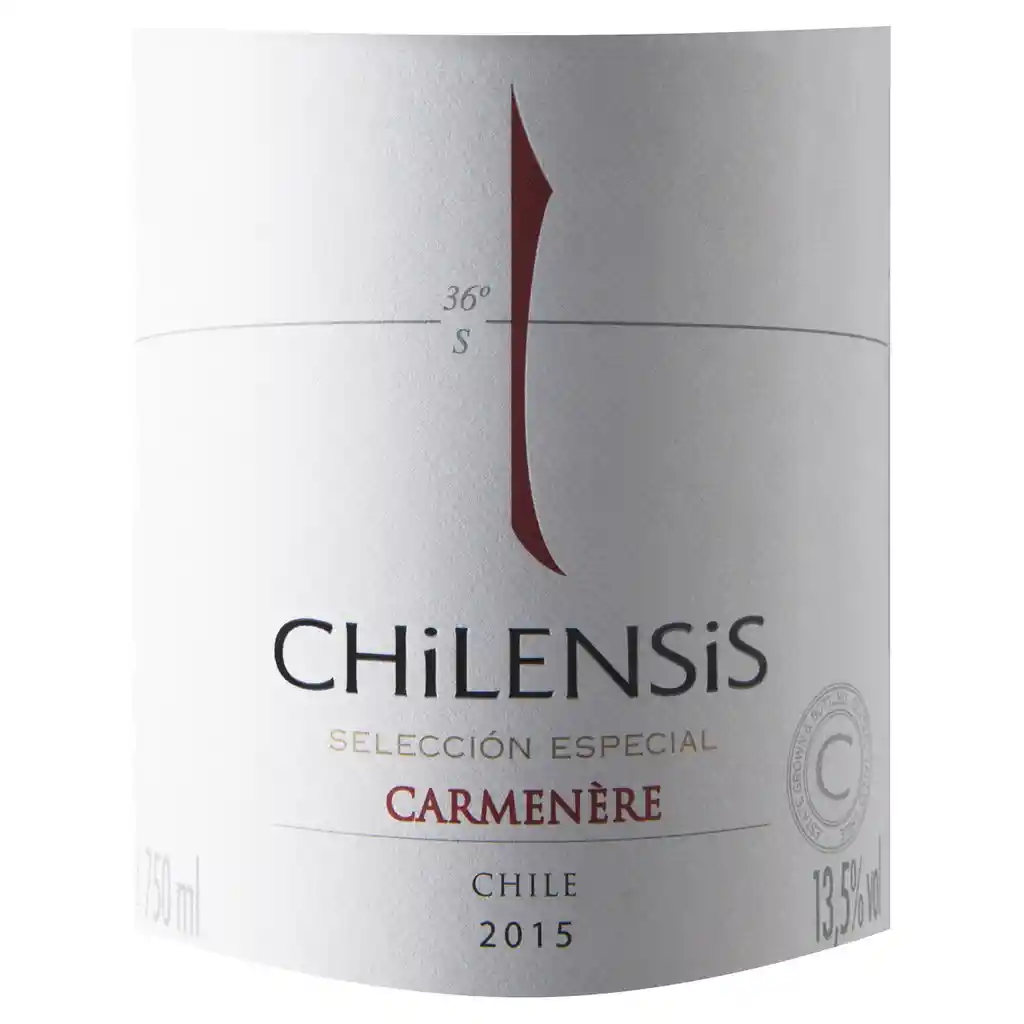 Chilensis Vino Carmenere Selección Especial Botella