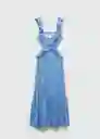 Vestido Juliet Azul Talla L Mujer Mango