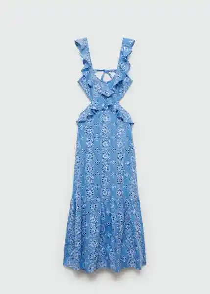 Vestido Juliet Azul Talla L Mujer Mango