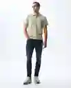 Camiseta Hombre Gris Talla XL 801G005_GRI156410 Americanino