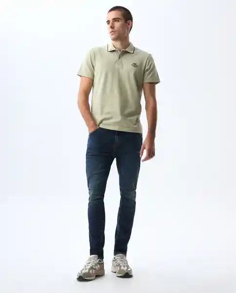 Camiseta Hombre Gris Talla XL 801G005_GRI156410 Americanino