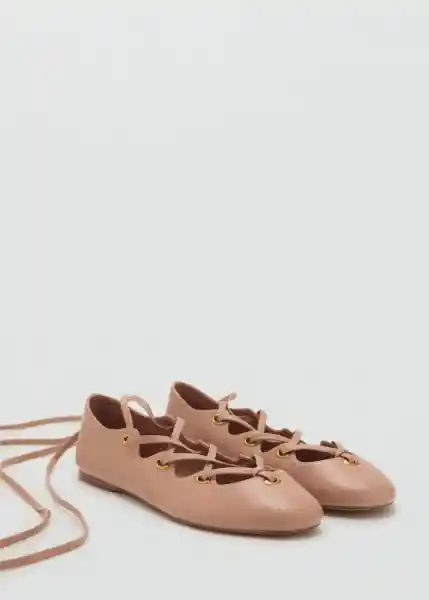 Zapatos Ohio1 Nude Talla 39 Mujer Mango