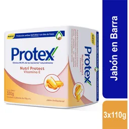Protex Jabón Antibacterial Vitamina E 110 g