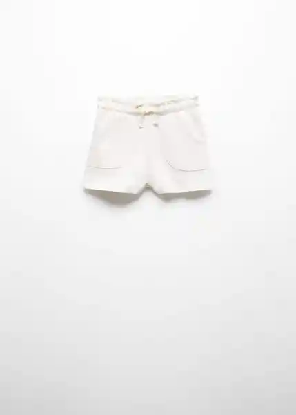 Short Simba Offwhite Talla 67 Niñas Mango