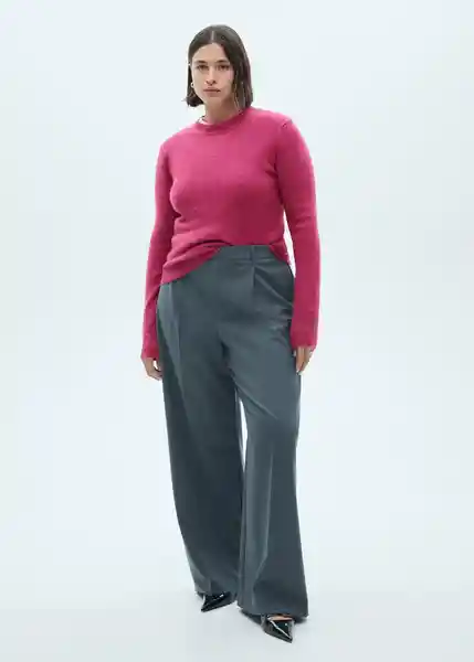 Jersey Seedsun Fucsia Talla XS Mujer Mango