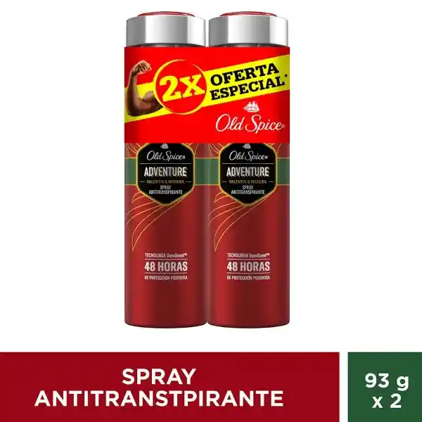 Old Spice Adventure Spray Antitranspirante 
