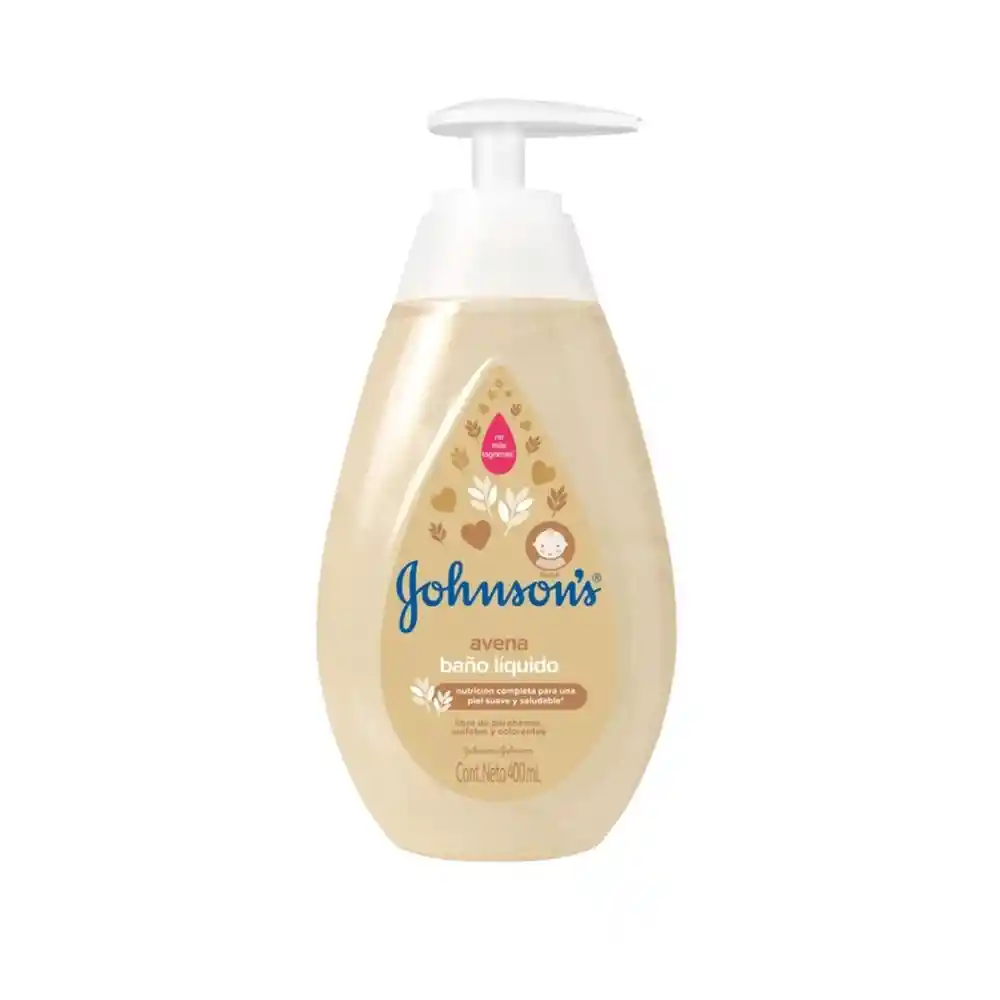 Baño Líquido Bebé JOHNSON'S Avena 400 ML