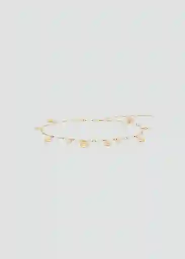 Cinturón Charms Oro Talla M Mujer Mango