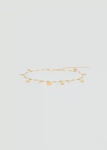 Cinturón Charms Oro Talla M Mujer Mango