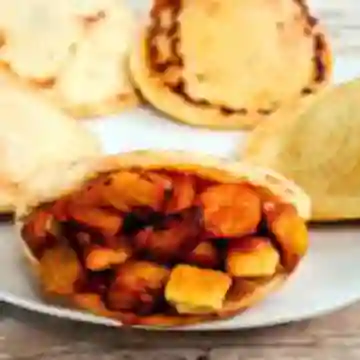 Arepa con Chorizo