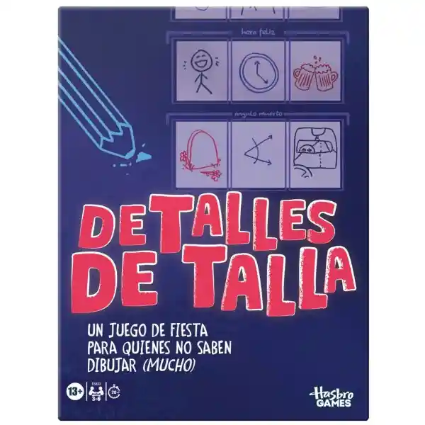 Hasbro Gaming Juego de Mesa Detalles de Talla