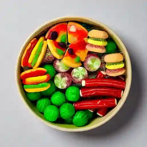 Bowl de Gomitas Fast Food Sandía