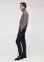 Pantalón Brest Navy Talla 40 Hombre Mango