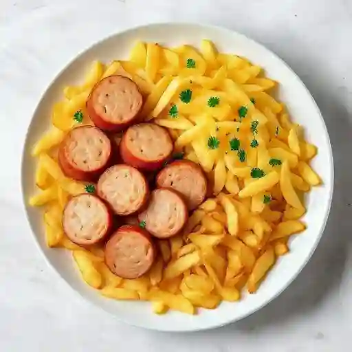 Salchisencilla + Pollo