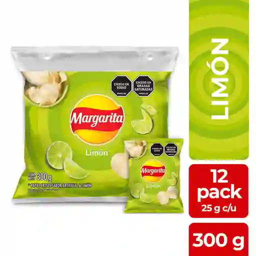 Margarita Snack Papas Limon 25 g