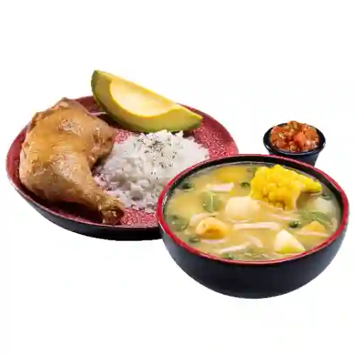 Ajiaco con Pierna Pernil O Pechuga