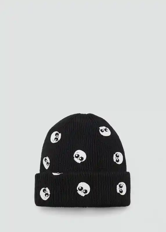 Gorra Bone Negro Talla 98 Niños Mango