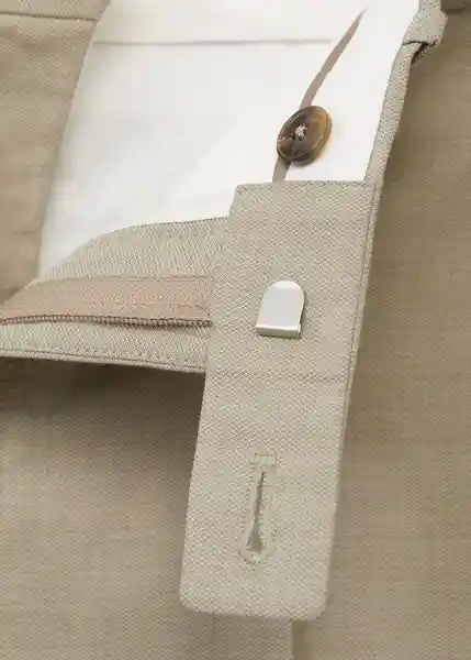 Pantalón Milan Verde Talla 42 Hombre Mango