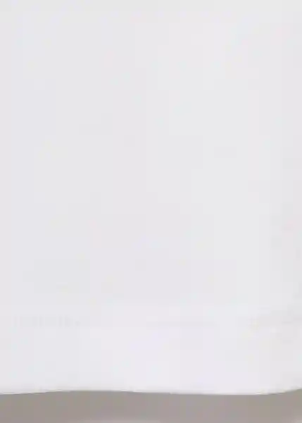 Camiseta Eni Blanco Talla XS Mujer Mango