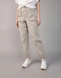 Pantalón Mujer Gris Talla: 8 REGULAR 5429951 American Eagle
