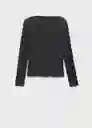 Camiseta Lilobar Antracita Talla S Mujer Mango