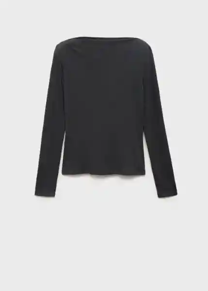 Camiseta Lilobar Antracita Talla S Mujer Mango