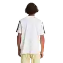 Adidas Camiseta Manga Corta Lifestyle Hombre Blanco Talla M