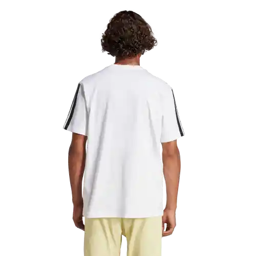 Adidas Camiseta Manga Corta Lifestyle Hombre Blanco Talla M