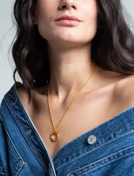 Collar Joyería Mujer Amarillo Dorado Oscuro 339E057 Naf Naf