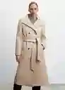 Abrigo Sirenita Piedra Talla 28 Mujer Mango