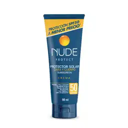 Nude Protector Solar Cara y Cuerpo SPF 50