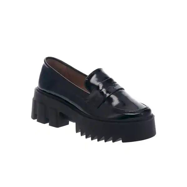 Zapatos Mocasín Ilex Negro Talla 39 Mercedes Campuzano