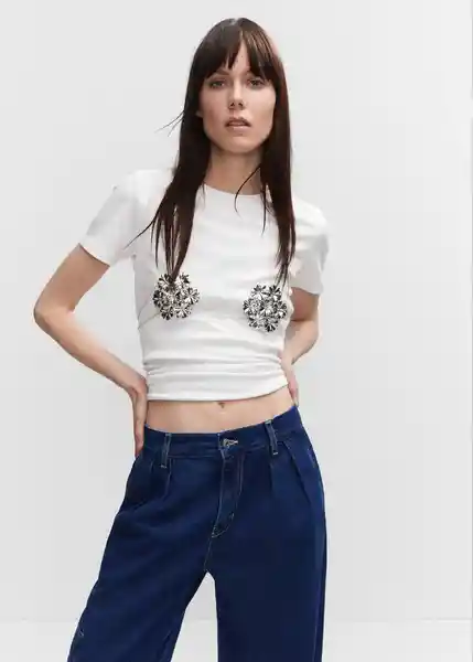 Jean Hannah Tejano Soft Talla 40 Mujer Mango