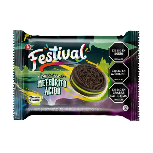 Galleta Festival Mundos Secretos 360 g x 10 Paquetes x 4 Und
