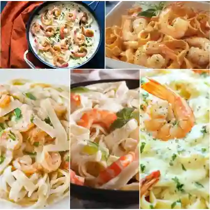 Pasta con Camarones