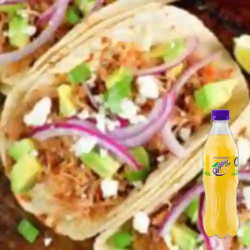 Combo Taco Pollo 1 + Quatro Original 400ML